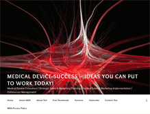 Tablet Screenshot of medicaldevicesuccess.com